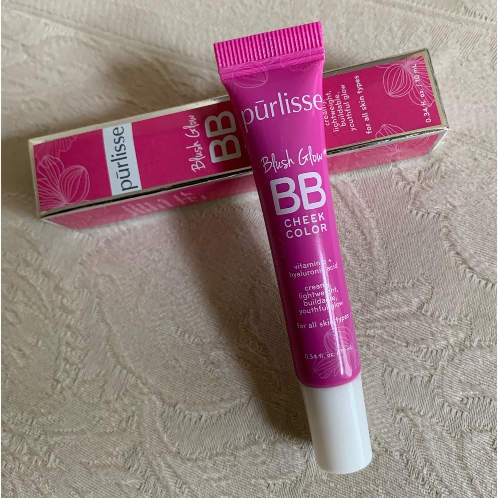 Purlisse Beauty Blush Glow BB Cheek Color In Pretty Plum BNIB